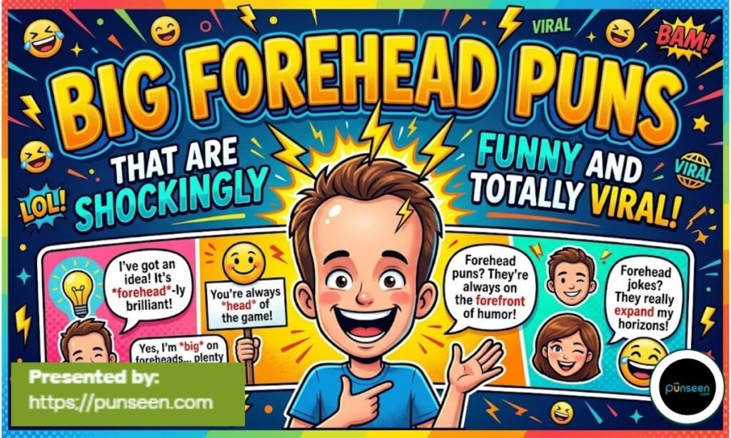  Big Forehead Puns That Are Shockingly