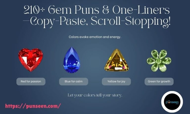 Gem Puns & One-Liners