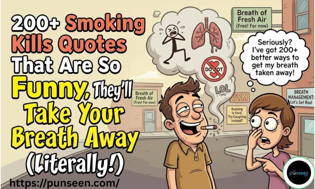 Smoking Kills Quotes That Are So Funny