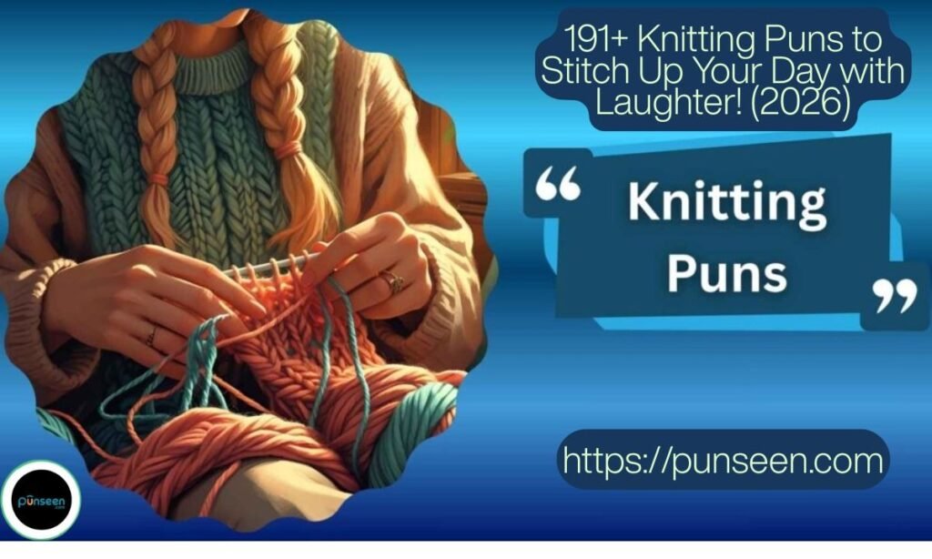 Knitting Puns to Stitch Up Your Day with Laughter! 