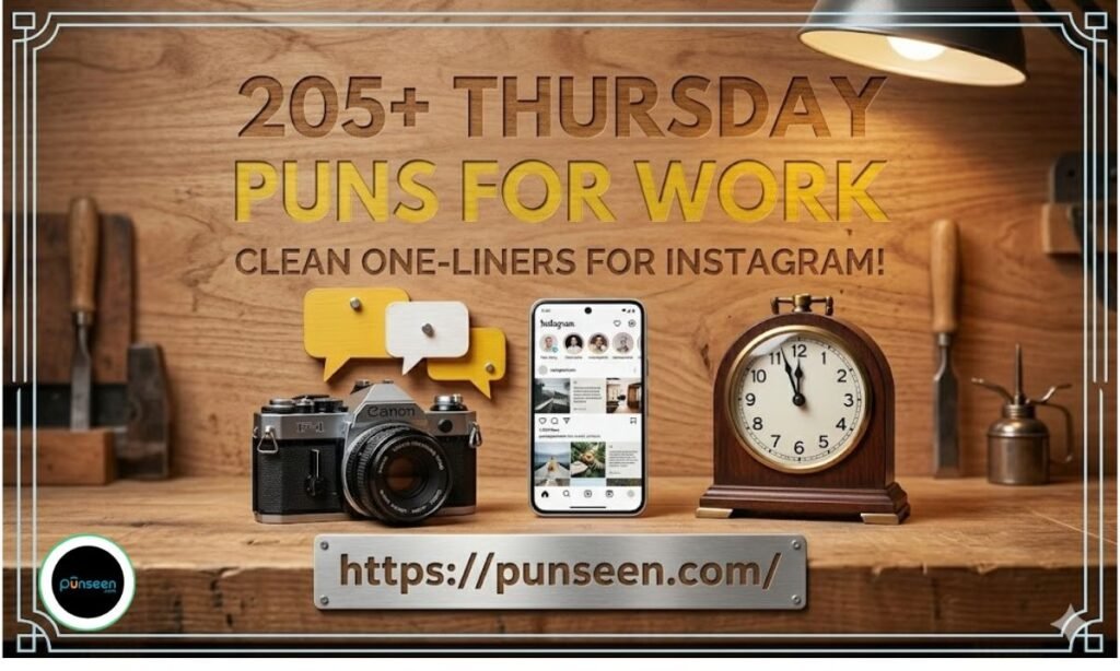 Thursday Puns for Work: Clean One-Liners For Instagram!