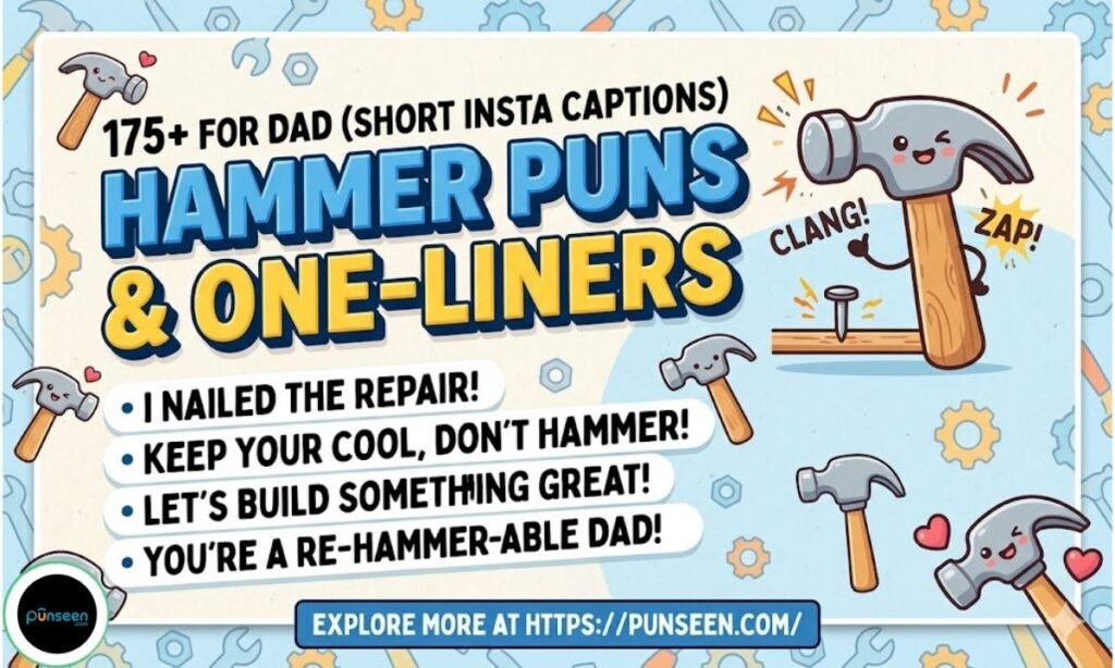 Hammer Puns: One Liners For Dad