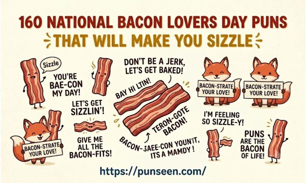 160 National Bacon Lovers Day Puns That Will Make You Sizzle