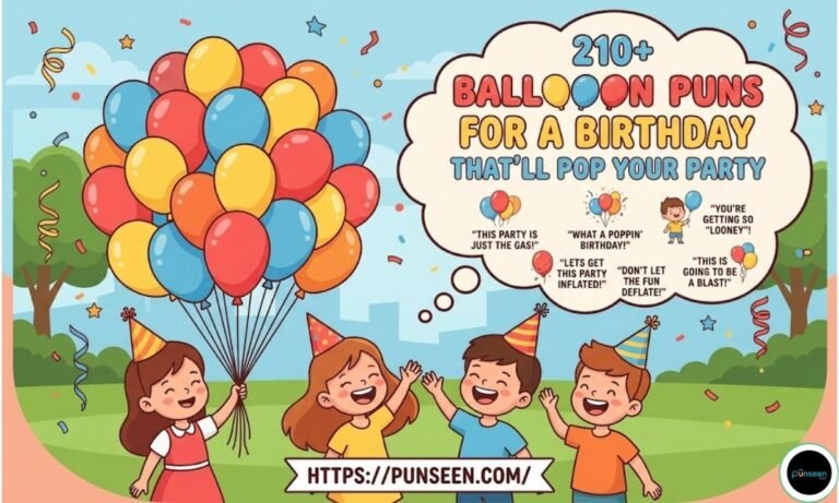 Balloon Puns For a Birthday That’ll Pop Your Party