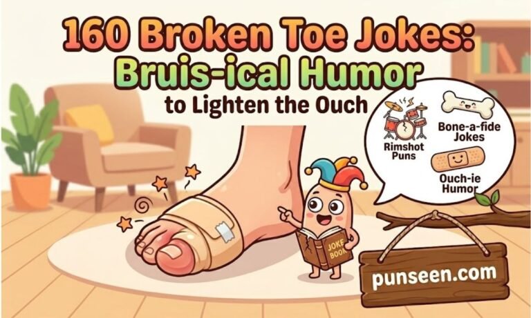 Broken Toe Jokes: Bruis-ical Humor to Lighten the Ouch