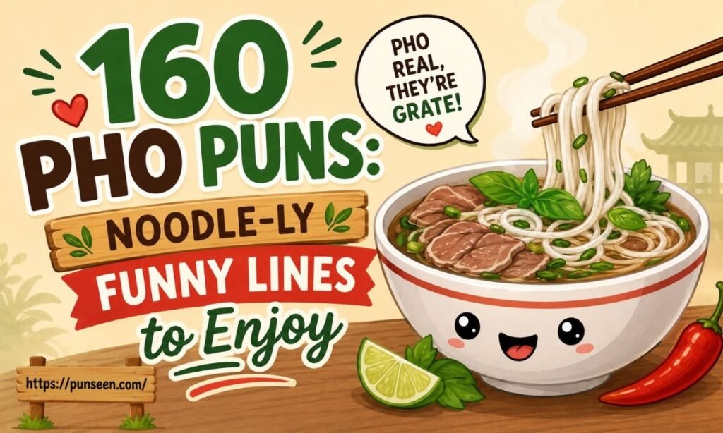160 Pho Puns: Noodle-ly Funny Lines to Enjoy
