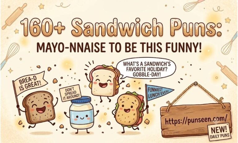 Sandwich Puns: Mayo-nnaise to Be This Funny