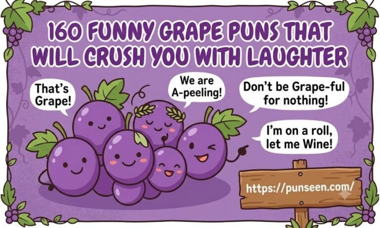 160+ Funny Grape Puns That Will Crush You With Laughter