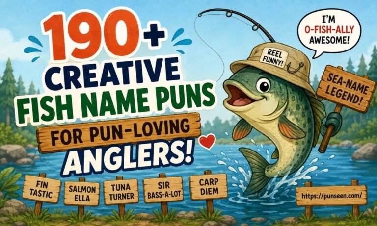 Creative Fish Name Puns for Pun-Loving Anglers