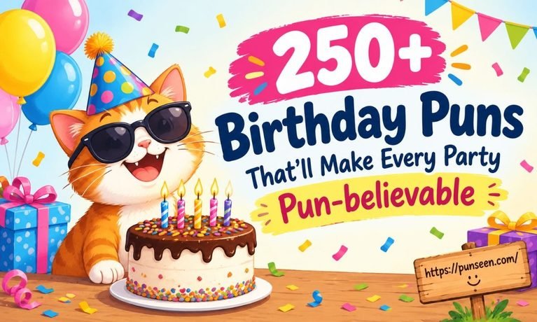 Birthday Puns That'll Make Every Party Pun-believable