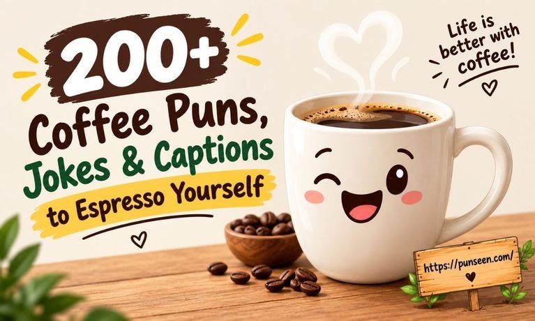 Coffee Puns, Jokes & Captions to Espresso Yourself