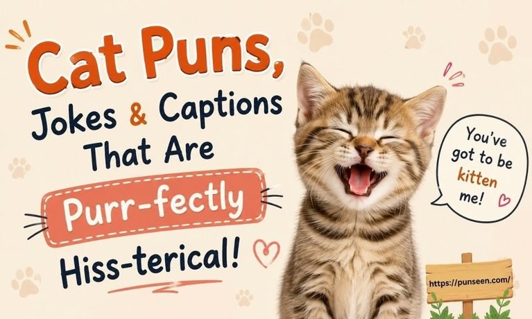 Cat Puns, Jokes & Captions That Are Purr-fectly Hiss-terical
