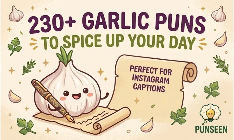 Garlic Puns to Spice Up Your Day For Instagram Captions