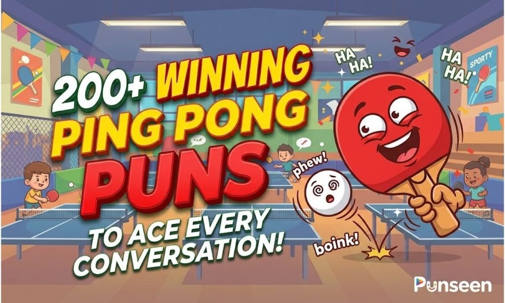 Winning Ping Pong Puns to Ace Every Conversation!