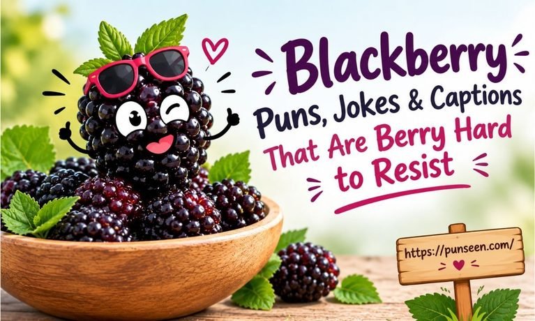 Blackberry Puns, Jokes & Captions That Are Berry Hard to Resist