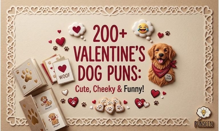 Valentine's Dog Puns: Cute, Cheeky & Funny!